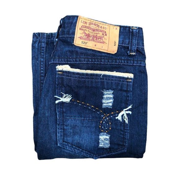 Levi's Jeans Size 32 Style 523 Blue - Picture 7 of 9